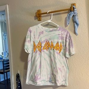 Tie-Dye Def Leppard Shirt